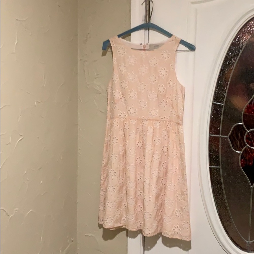 Loft dress with flowers